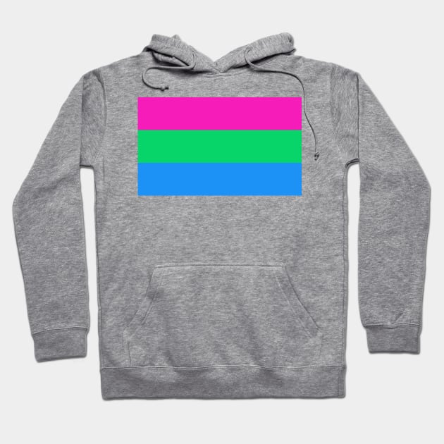 Polysexual Pride Flag Hoodie by sovereign120